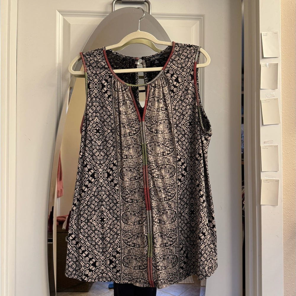 Lucky Brand sleeveless top. 1X